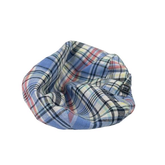 Janie and Jack Multicolor Plaid Newsboy Cap Boy's 6-8 - Picture 6 of 8